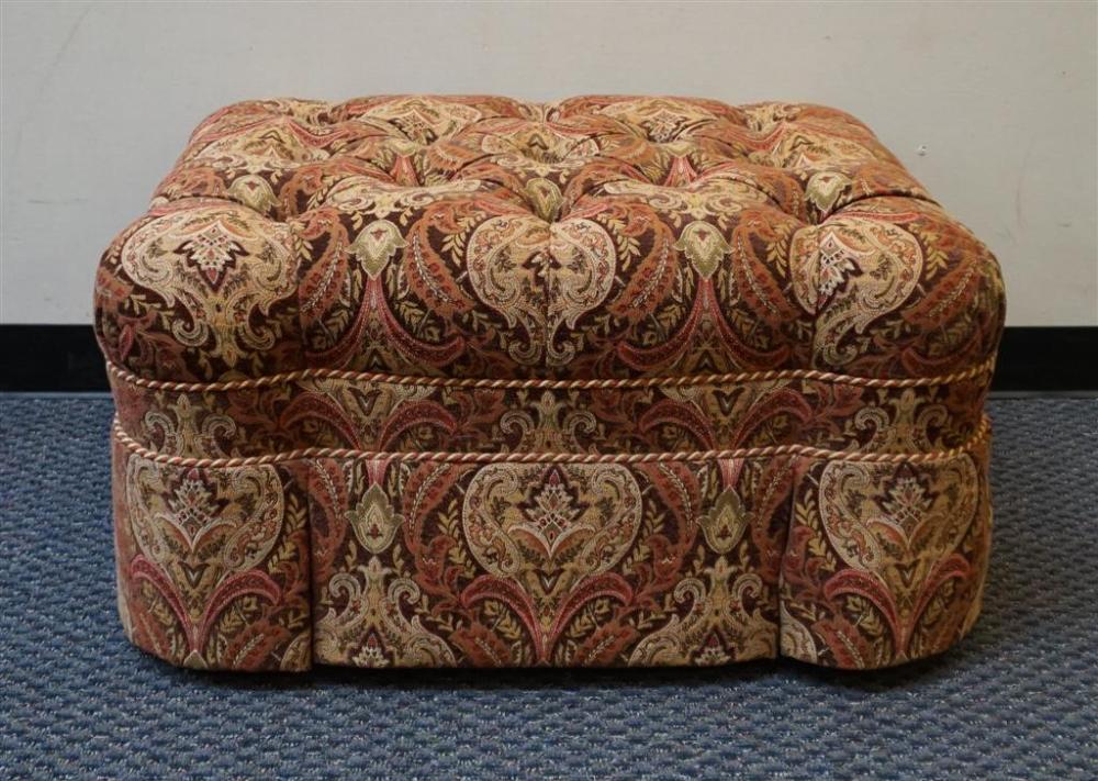 MODERN PAISLEY TUFTED UPHOLSTERED