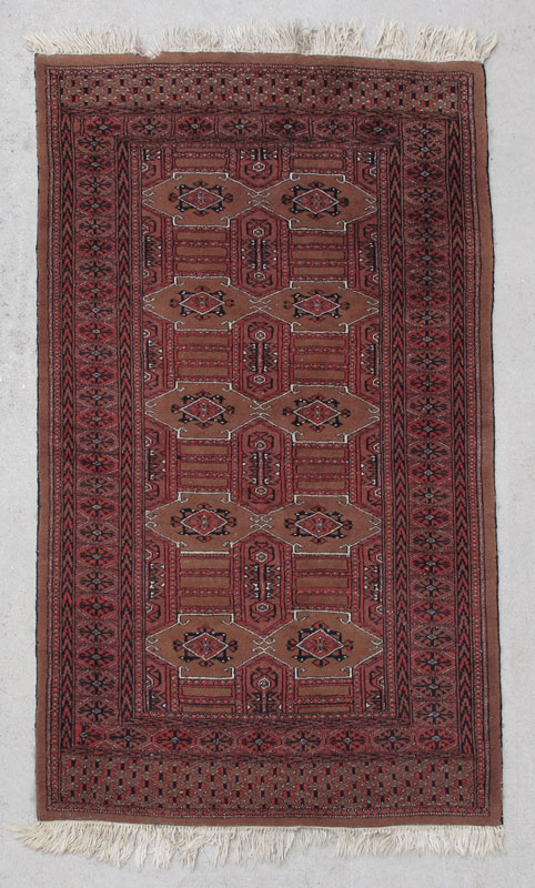 MODERN PAK BOKHARA HAND KNOTTED