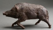 MODERN PATINATED BRONZE FIGURE