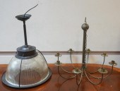MODERN PATINATED METAL AND GLA
