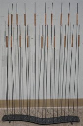 MODERN PATINATED METAL 'CATTAI
