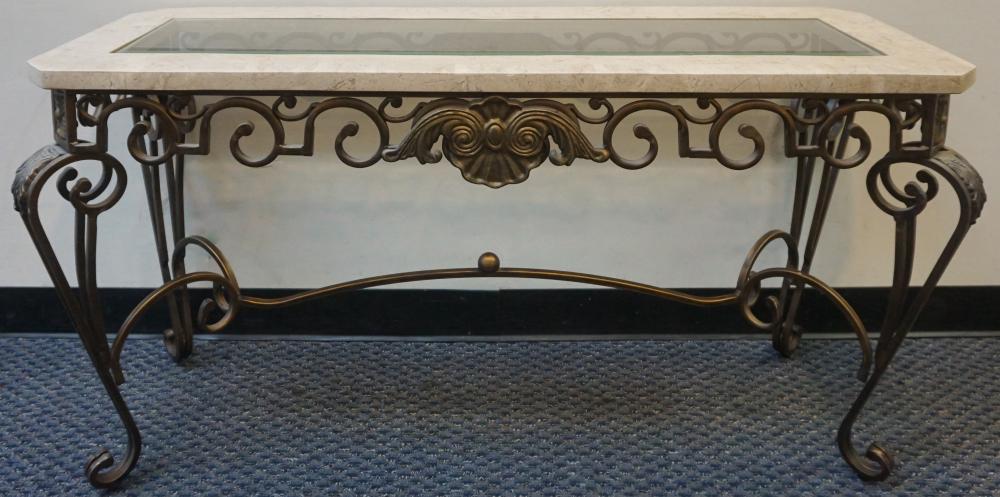 MODERN PATINATED WROUGHT IRON,