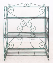 MODERN PATINATED WROUGHT IRON