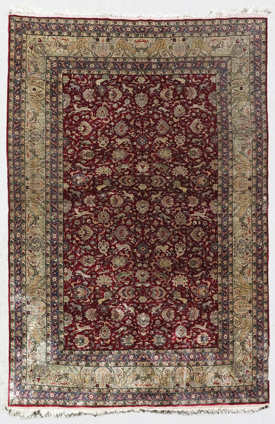 MODERN PERSIAN? HAND KNOTTED SILK