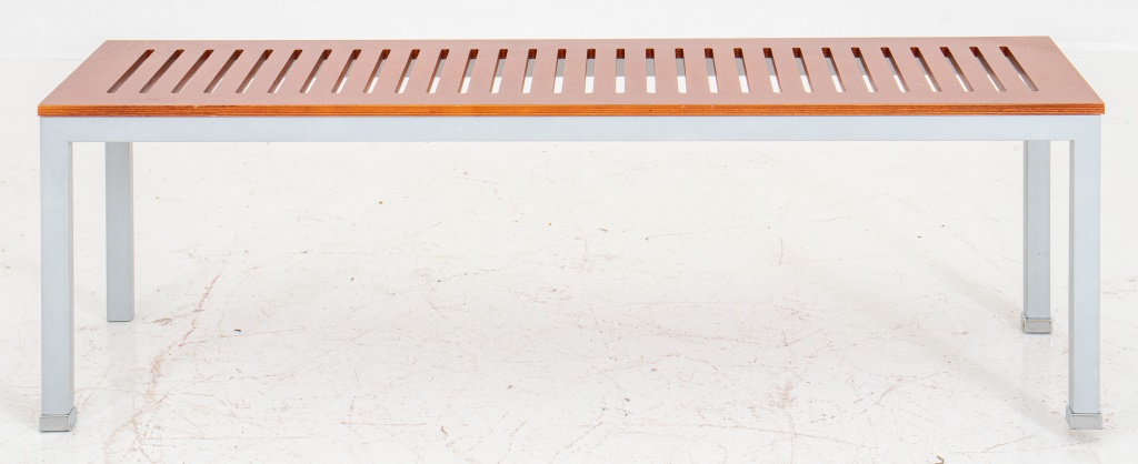 MODERN PLYWOOD & METAL SLATTED