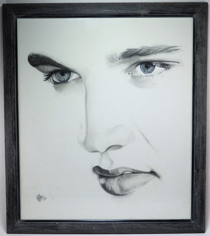 MODERN PORTRAIT OF ELVIS PRESLEY