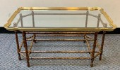 MODERN REGENCY STYLE FAUX BAMB