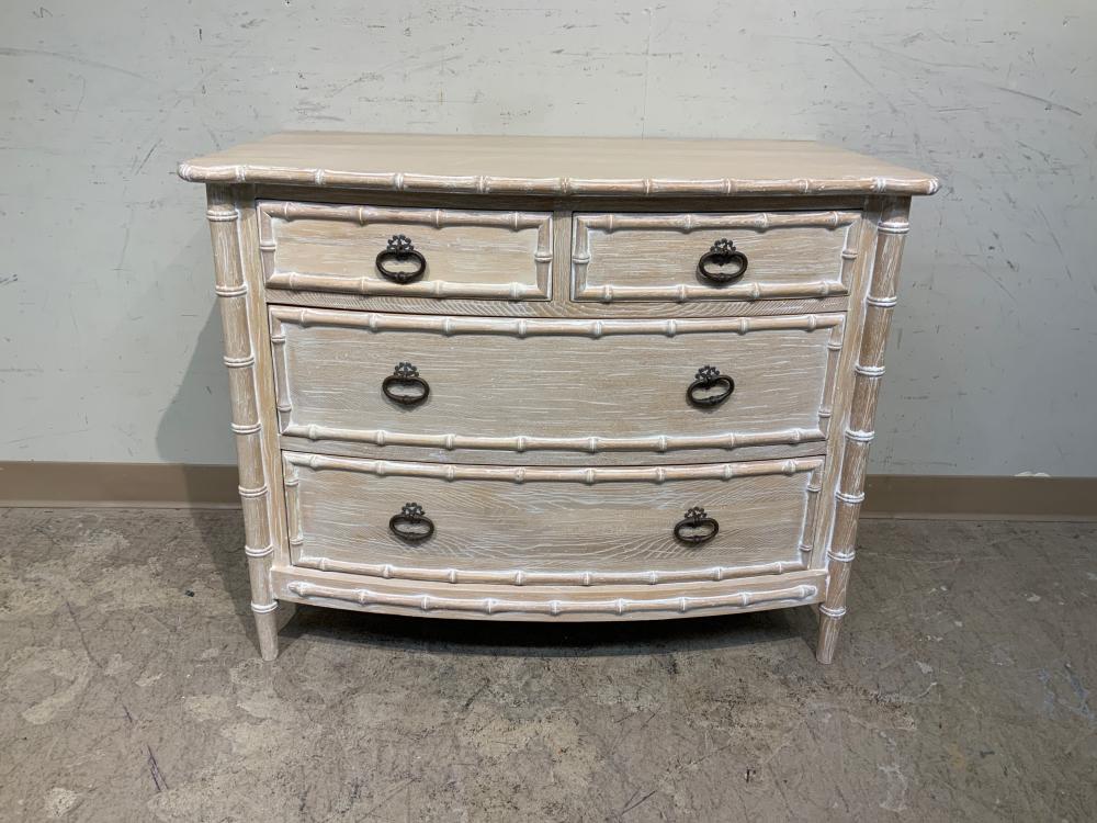 MODERN REGENCY STYLE PICKLED WOOD