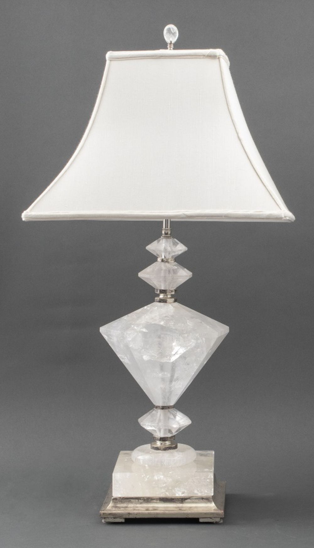 MODERN ROCK CRYSTAL TABLE LAMP