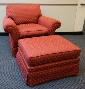 MODERN ROSE FLORAL BROCADE UPH
