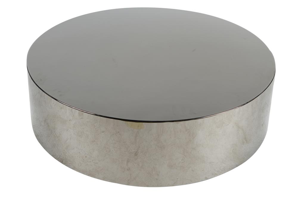 MODERN ROUND MIRRORED COFFEE