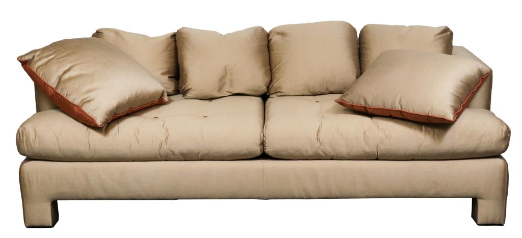 MODERN SILK UPHOLSTERED SOFA Modern