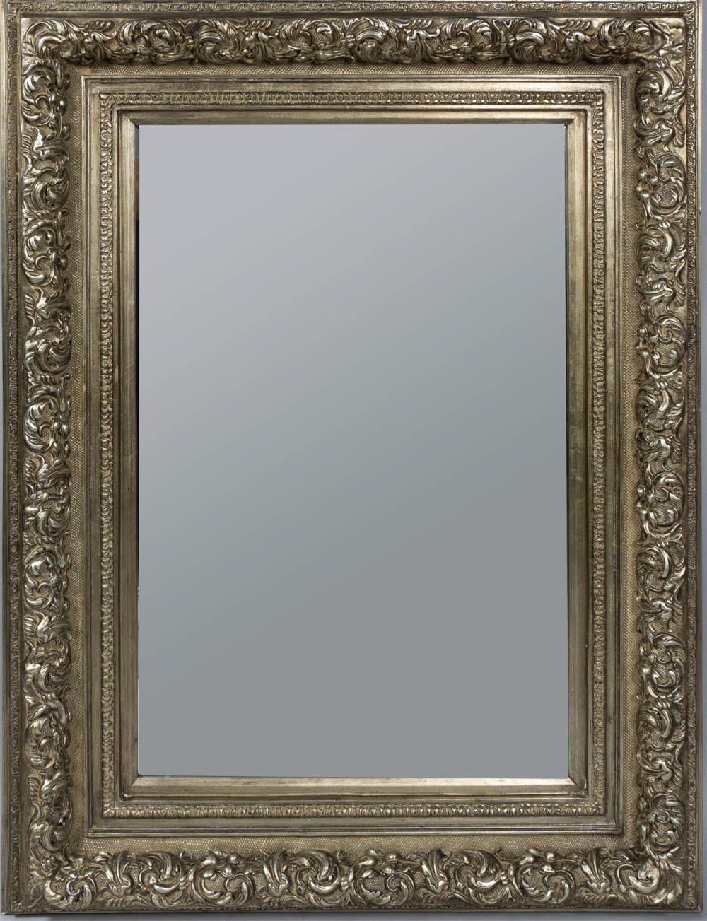 MODERN SILVERED GOLD FRAMED