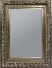 MODERN SILVERED GOLD FRAMED MI