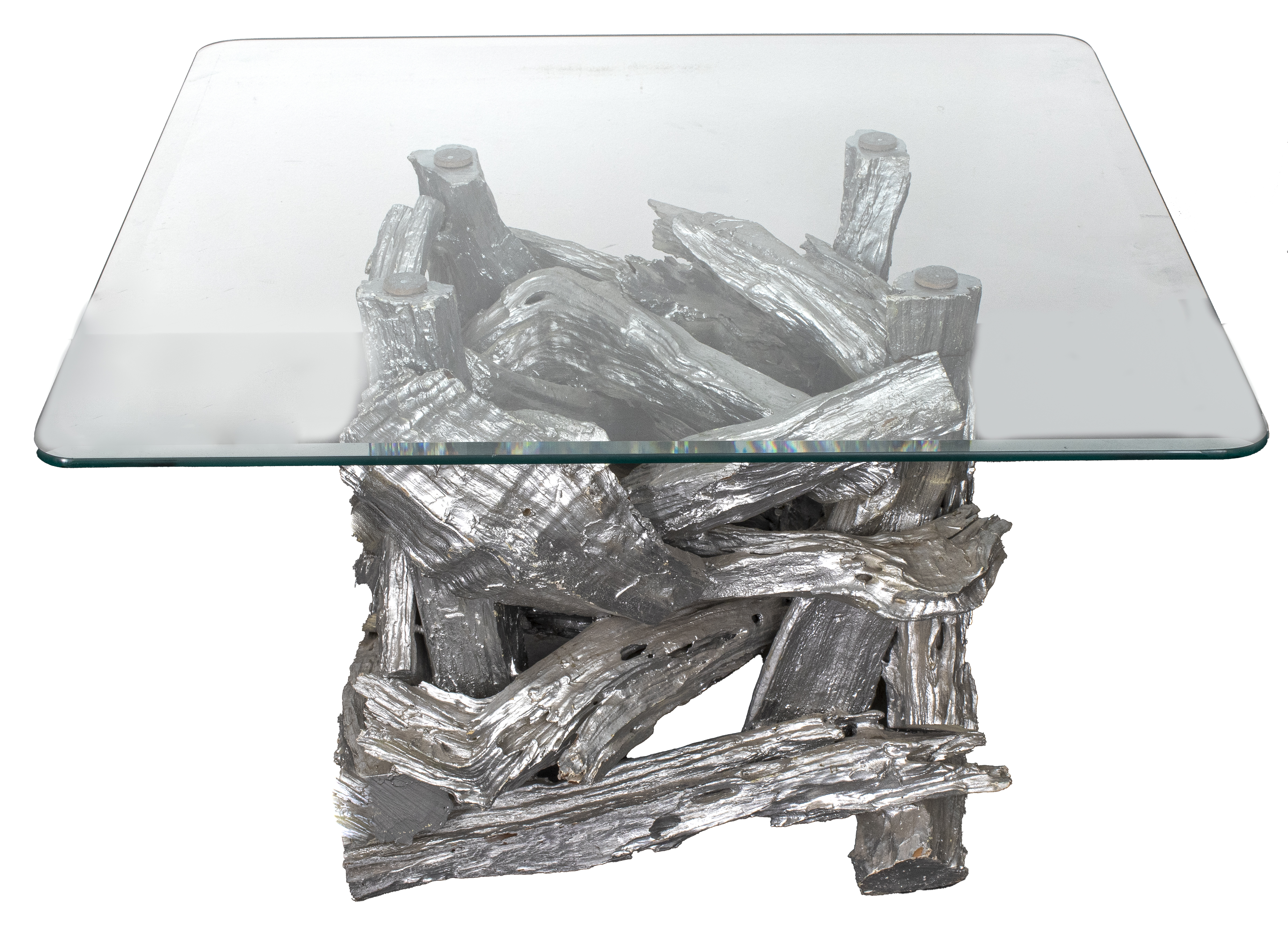 MODERN SILVERED TREE ROOT COFFEE