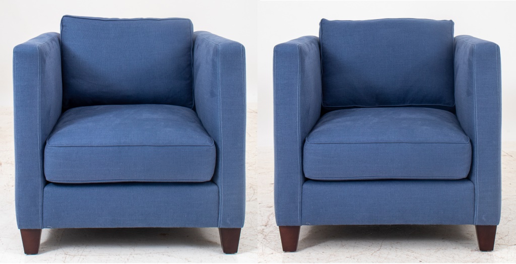 MODERN SQUARE UPHOLSTERED ARM