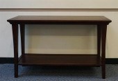 MODERN STAINED CHERRY SOFA TAB