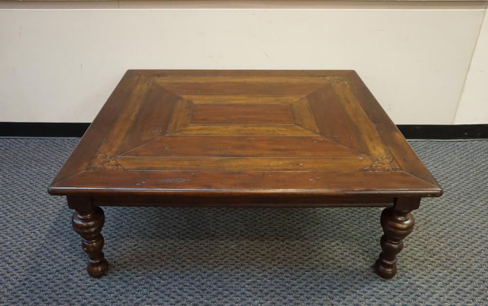 MODERN STAINED FRUITWOOD COFFEE