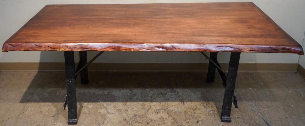 MODERN STAINED WOOD TOP AND