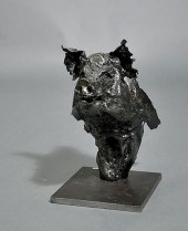 MODERN STEEL SCULPTURE, SIGNED