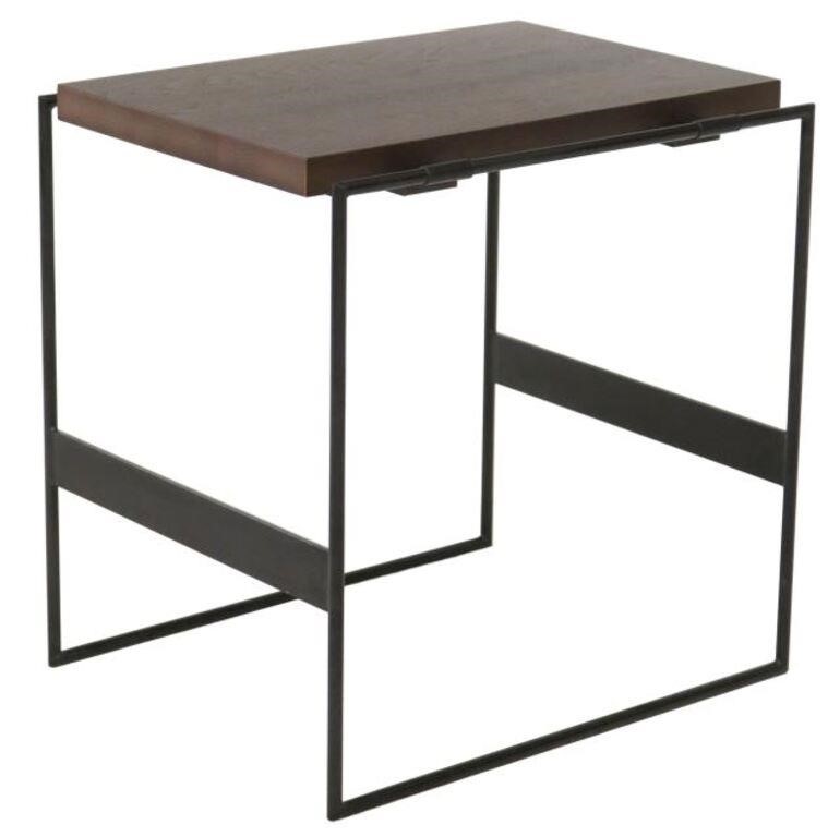 MODERN STEEL & WOOD SUSPENDED-TOP