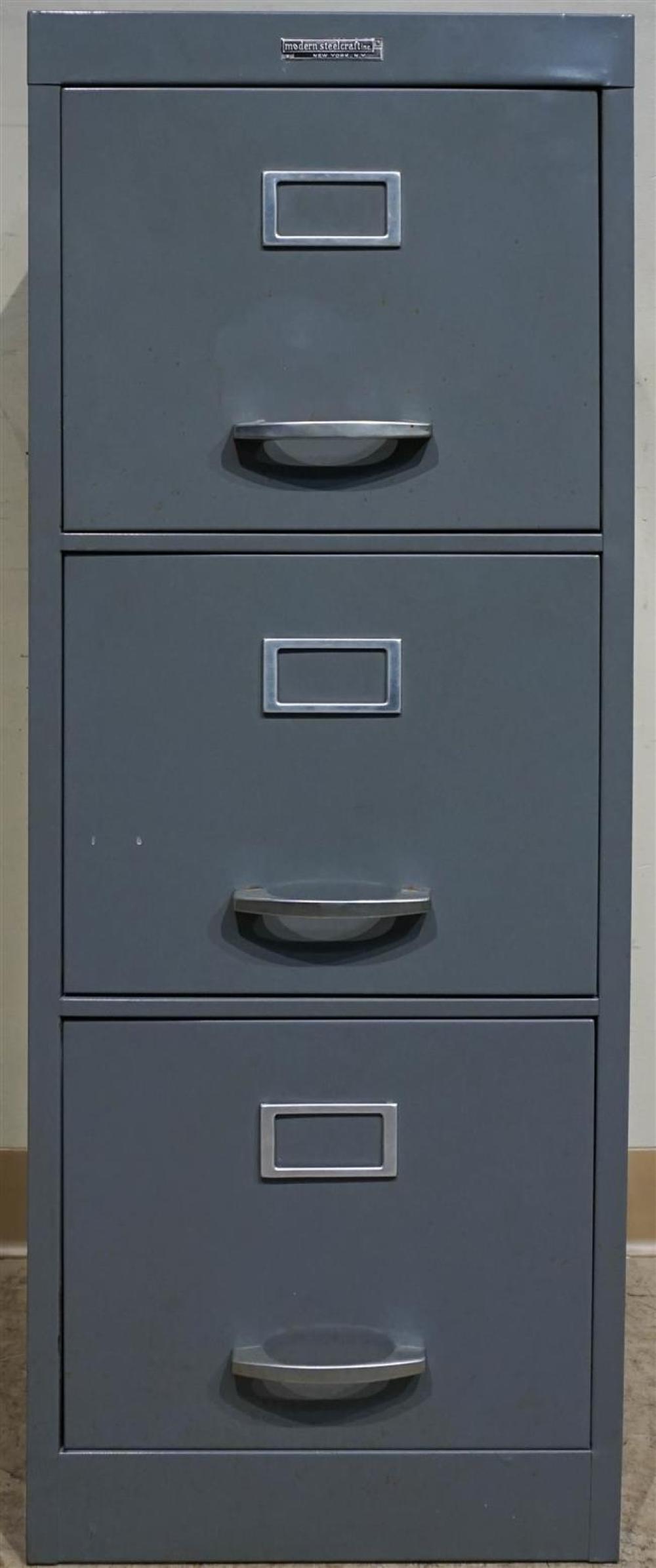 MODERN STEELCRAFT THREE-DRAWER