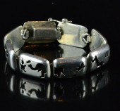 Modern Sterling Bracelet Zoo M