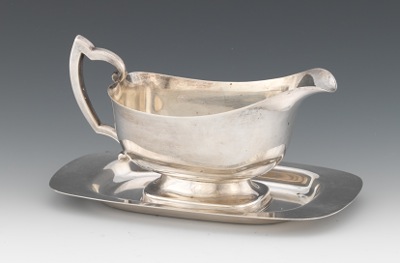 Modern Sterling Silver Gravy Boat