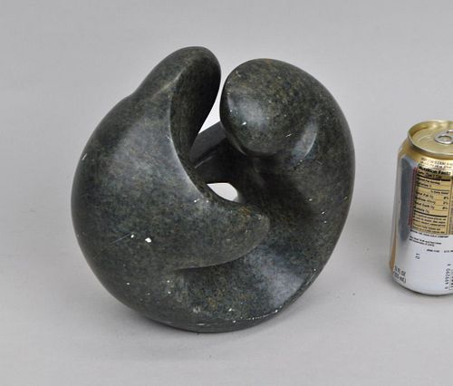 MODERN STONE SCULPTURE, SIGNED