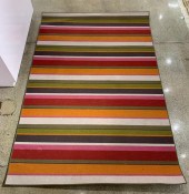 MODERN STRIPED CARPET, 9 X 6 M