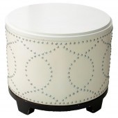 MODERN STUDDED LACQUERED WOOD