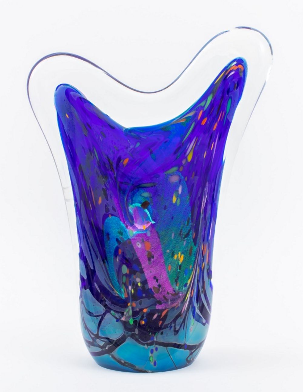 MODERN STUDIO ART GLASS SCULPTURE
