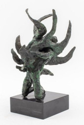 MODERN SURREALIST NUDE BRONZE