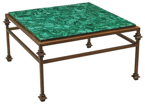MODERN TESSELLATED MALACHITE-TOP