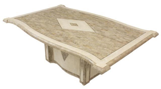 MODERN THAYER COGGIN STONE PEDESTAL
