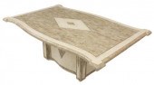 MODERN THAYER COGGIN STONE PED