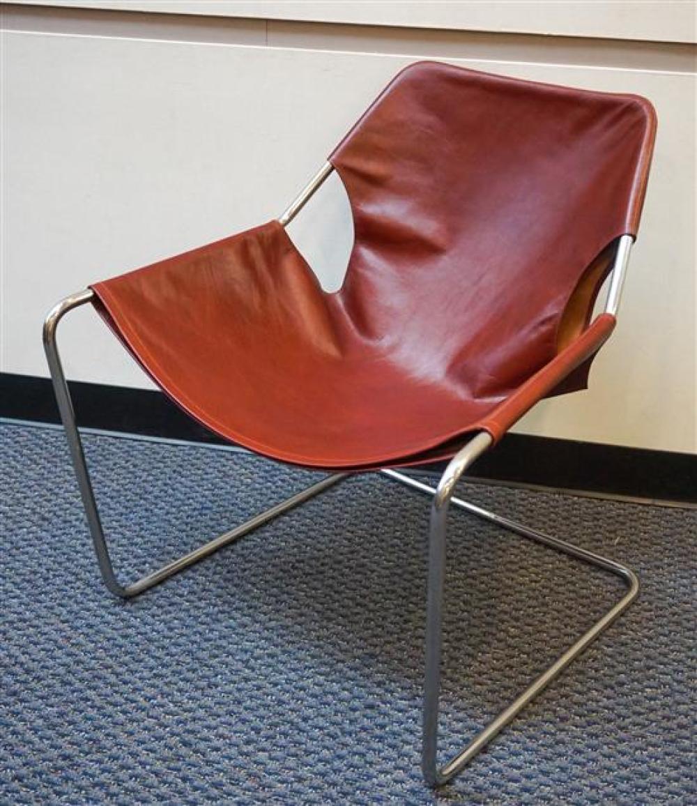 MODERN TUBULAR CHROME PLATE BROWN