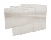 MODERN U-SHAPE LUCITE NESTING