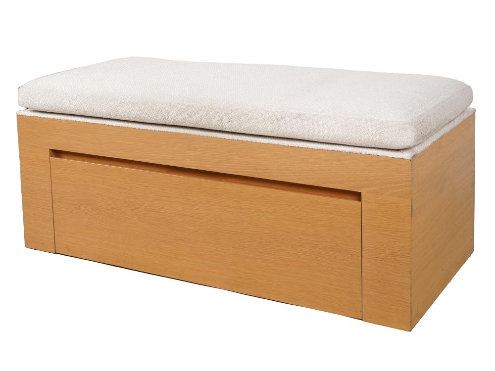 MODERN UPHOLSTERED BENCHunsigned;