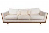 MODERN UPHOLSTERED TEAK SOFAco