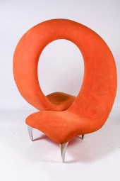 MODERN UPHOLSTERED TETE A TETE