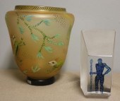 Modern Vallien Glass Lot.Inclu