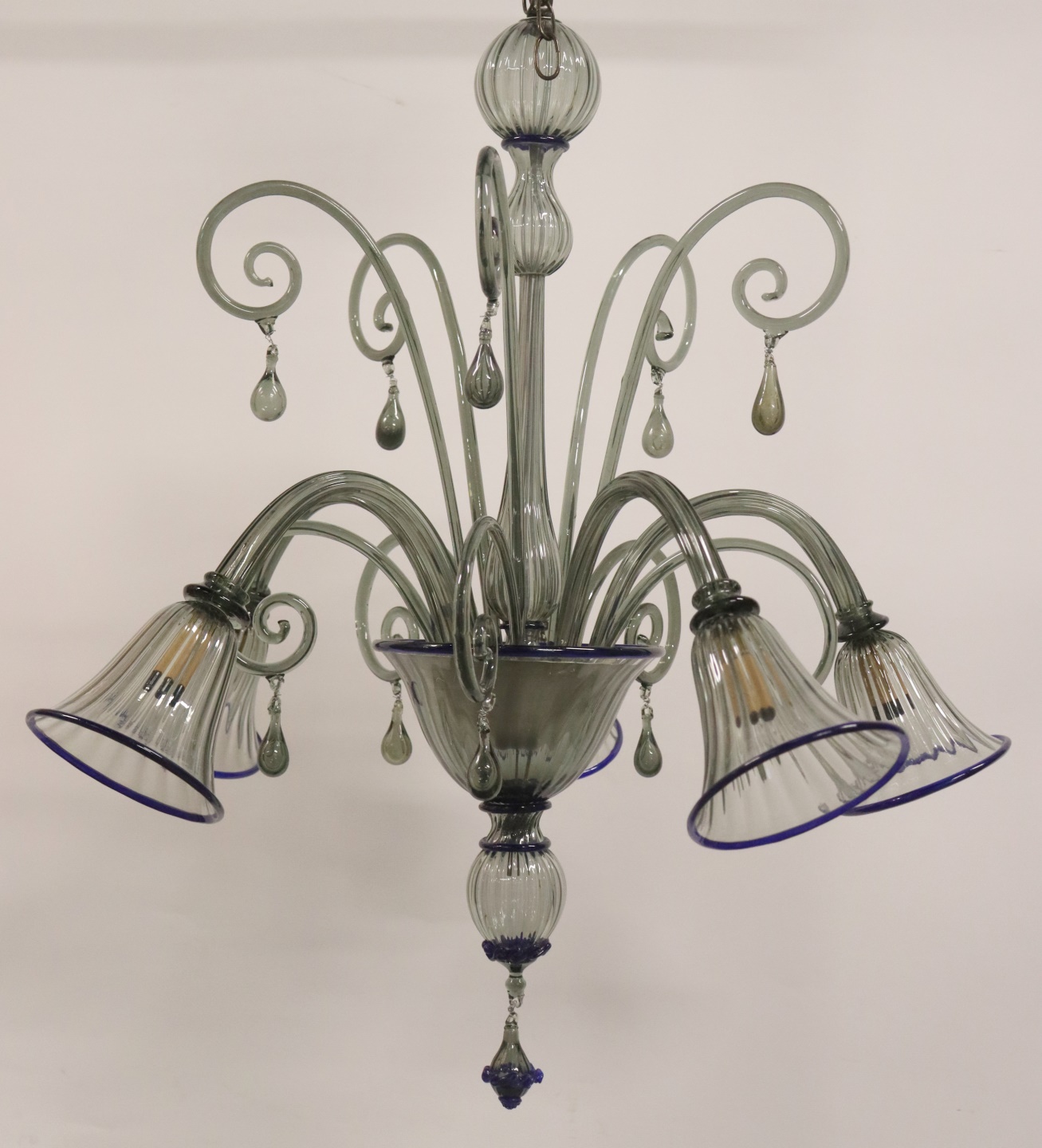 MODERN VENETIAN 5 ARM CHANDELIER