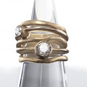MODERN VERMEIL CUBIC ZIRCONIA