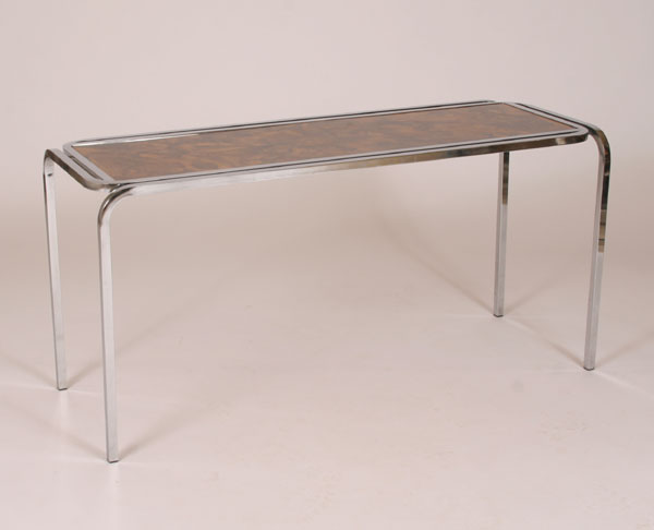 Modern vintage 1970s chrome and