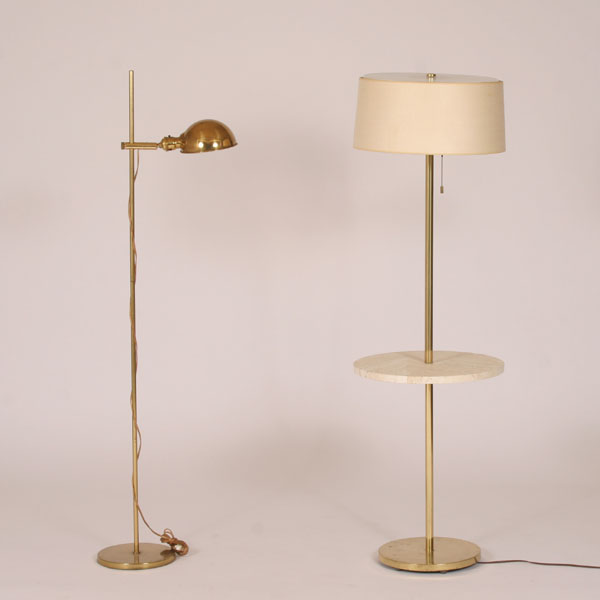Modern vintage brass floor lamps,