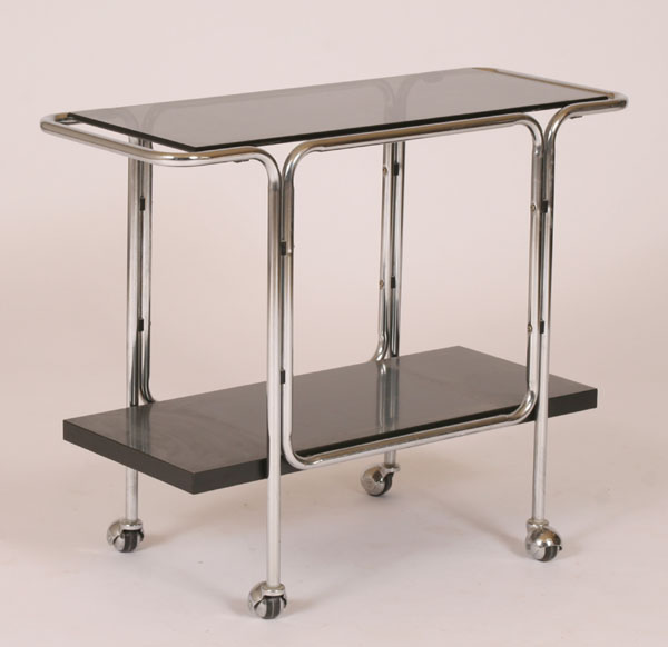 Modern vintage tempered glass and