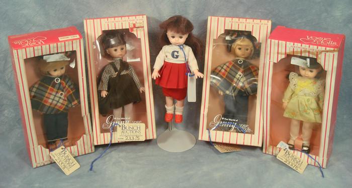 Modern Vogue Dolls, all mint in