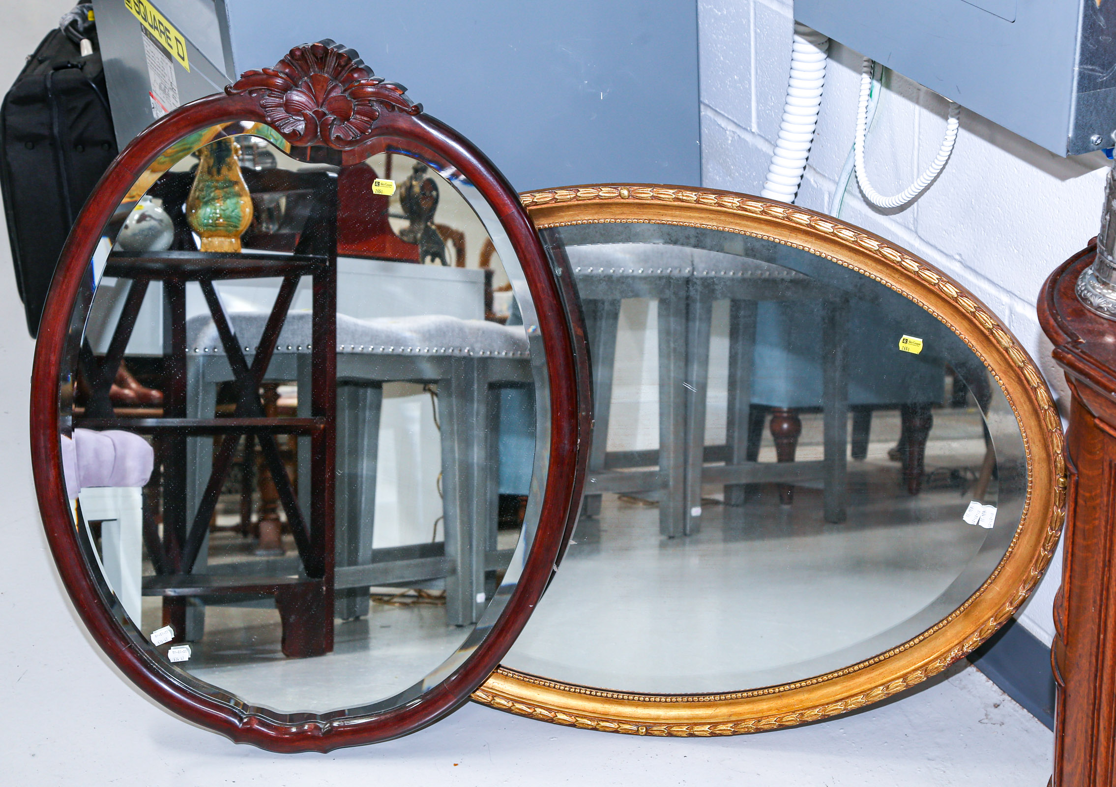 MODERN WALL MIRROR & VICTORIAN