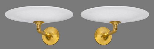MODERN WALL SCONCES WITH OPALINE
